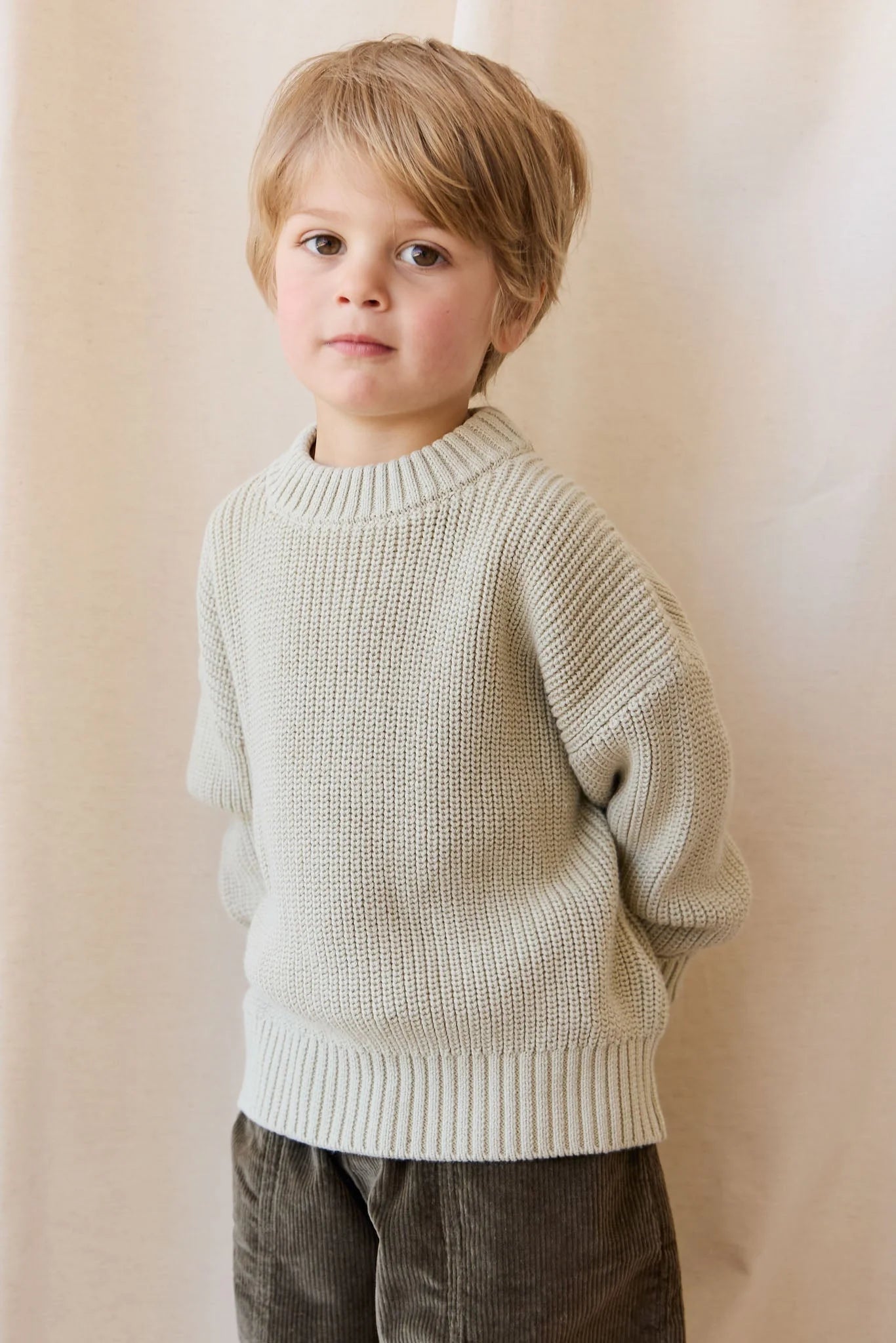 Jamie Kay Johan Knit Jumper - Sandy Brown