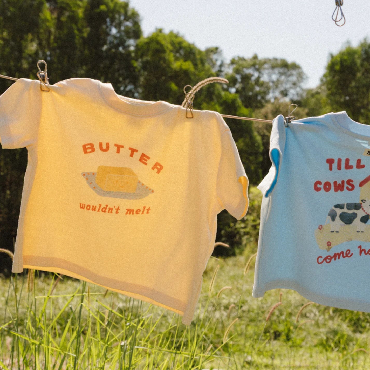 BY GEE Butter Boxy Tee - Butter Yellow
