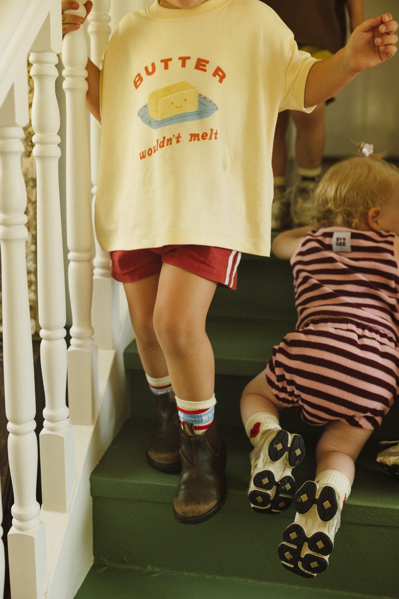 BY GEE Butter Boxy Tee - Butter Yellow