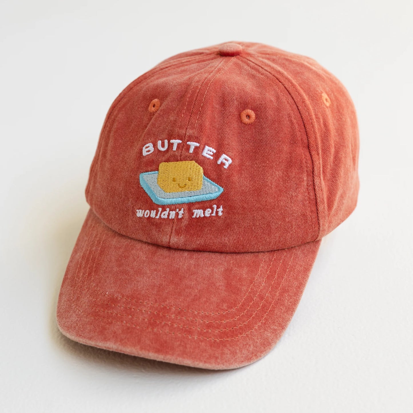 BY GEE Kids Butter Cap - Acid Wash Red