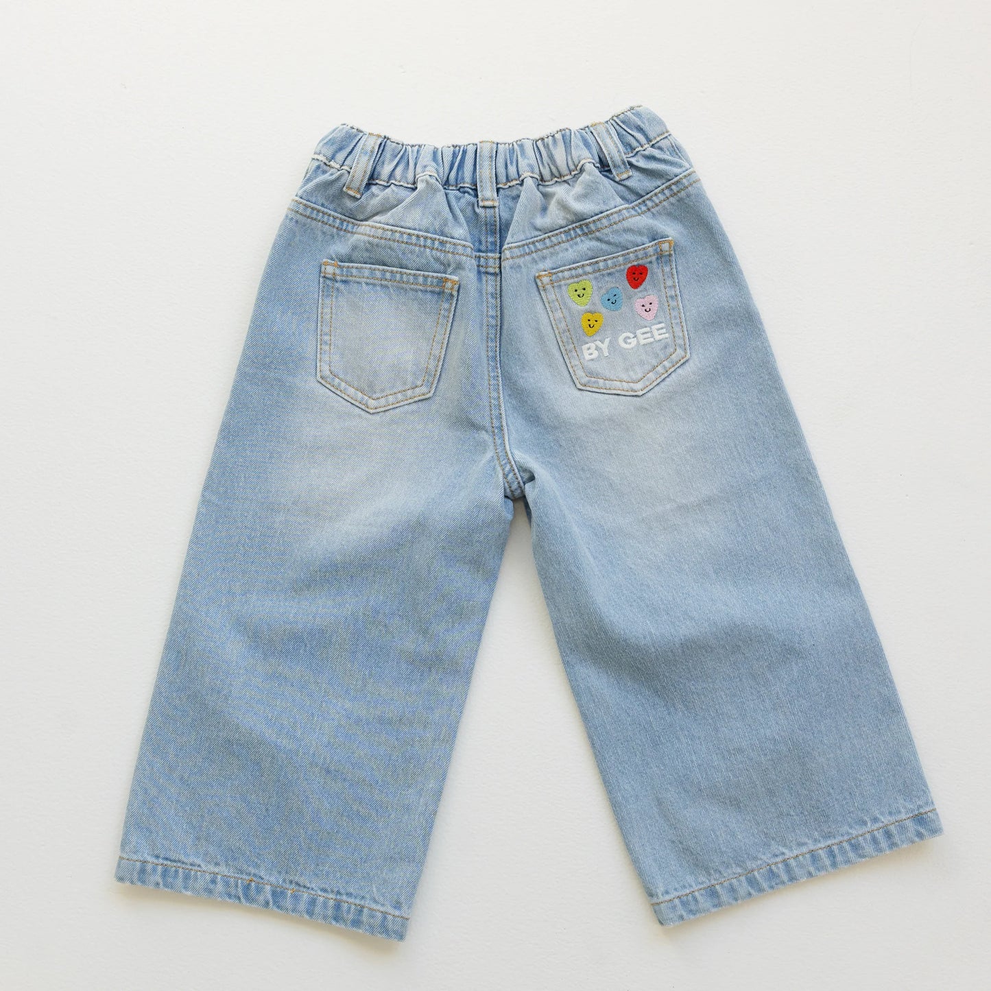 BY GEE Wide Leg Denim Jeans
