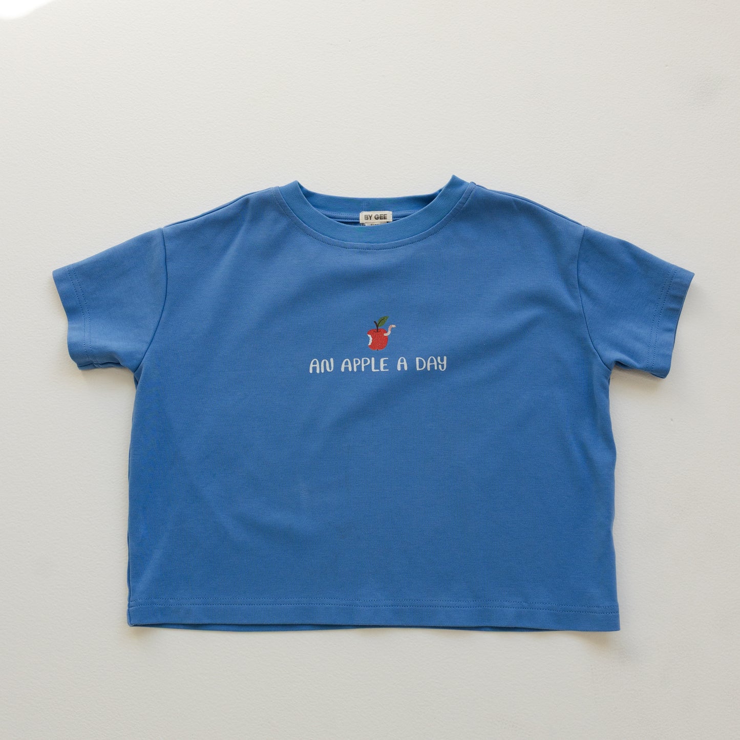 BY GEE Apple Oversized Boxy Tee - Bluebird