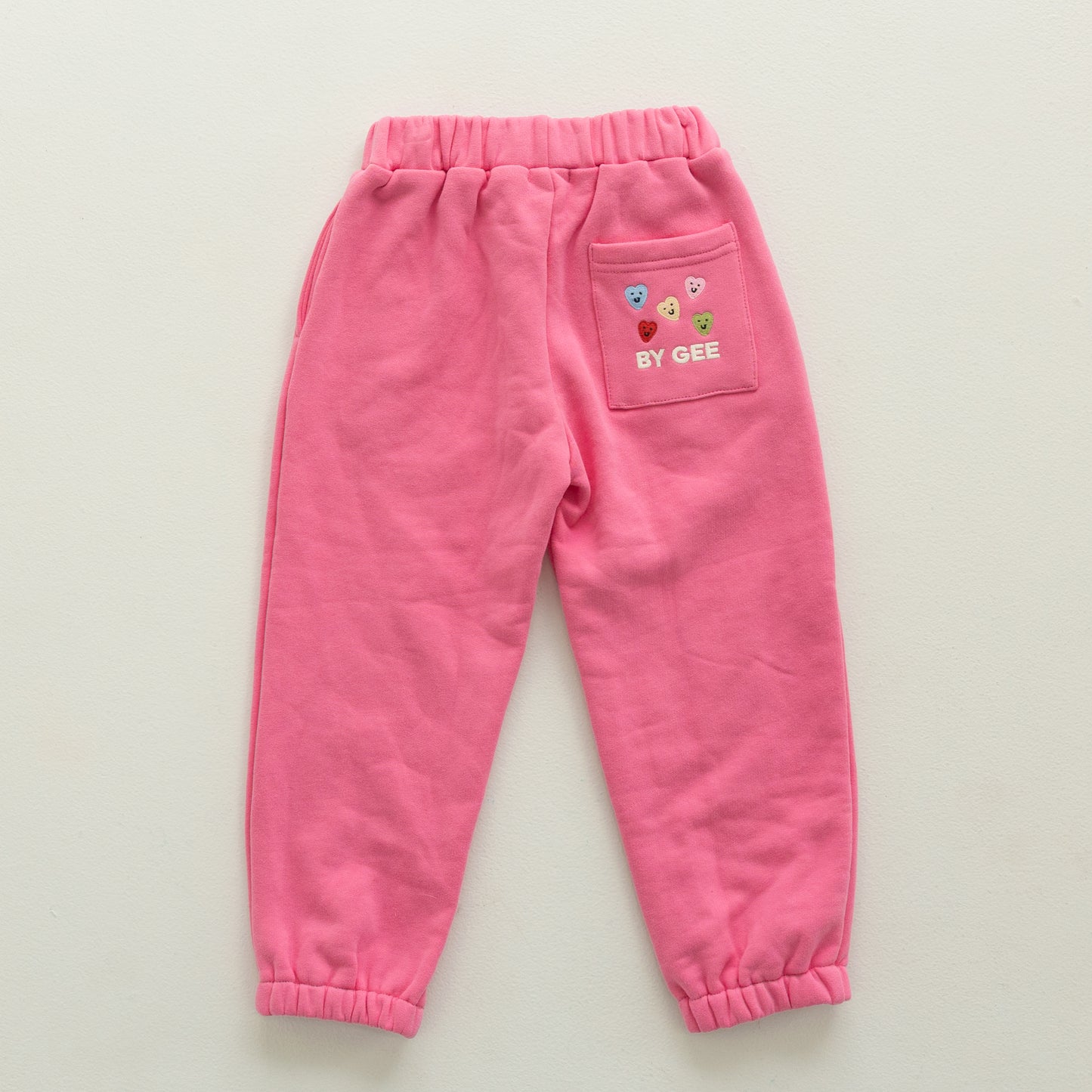 BY GEE Cotton Wide Leg Sweatpant - Peony