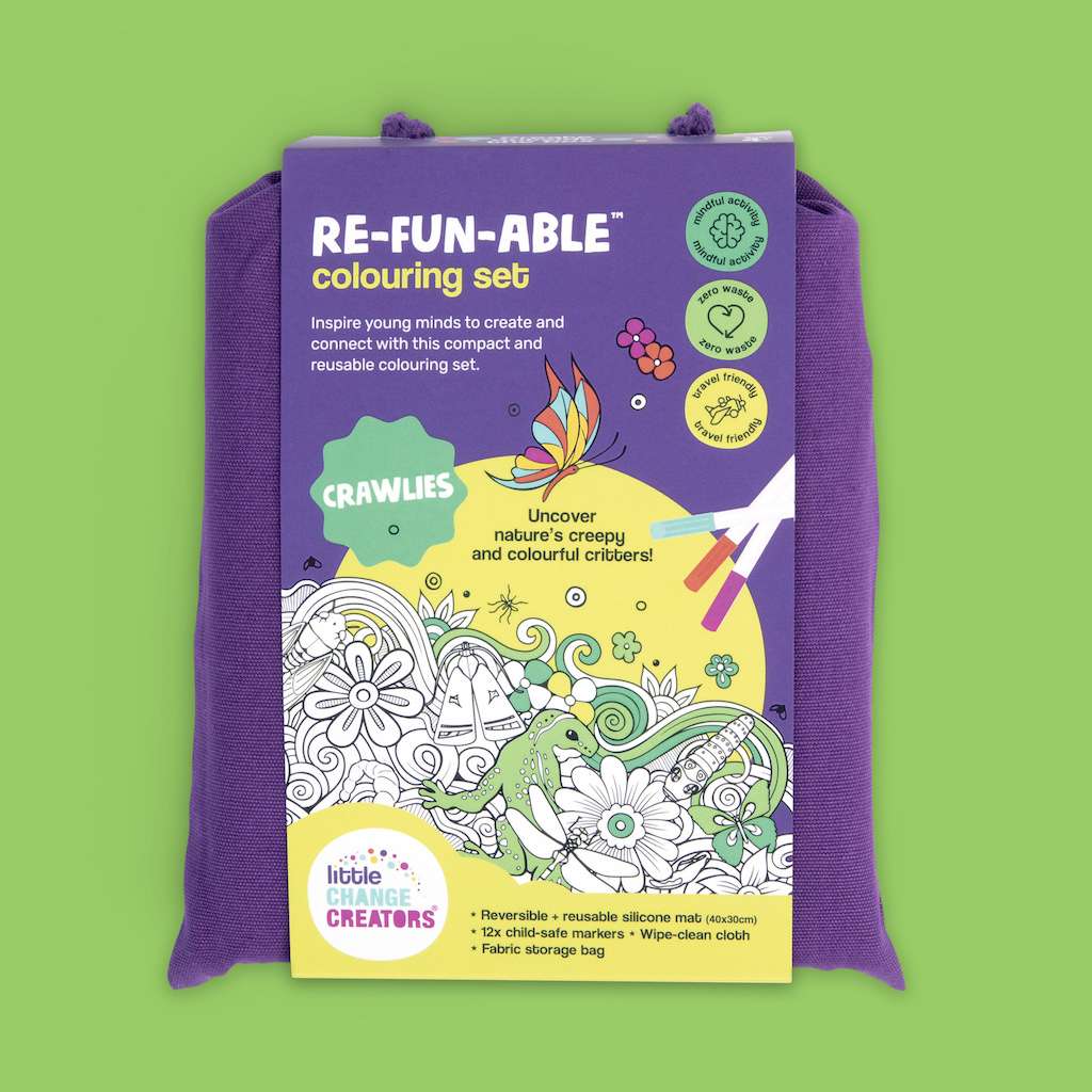 Little Change Creators - Re Fun Able Colouring Sets Crawlies