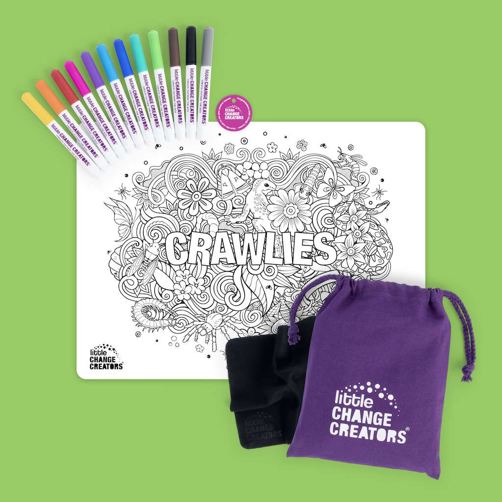 Little Change Creators - Re Fun Able Colouring Sets Crawlies