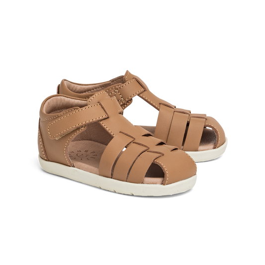 Pretty Brave 1st Walker Billie Sandal. Tan