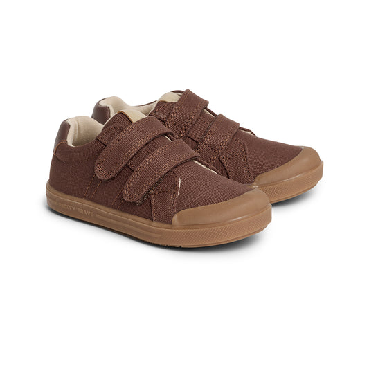 Pretty Brave Little Kids Otto Canvas Chocolate