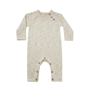 Quincy Mae - Speckled Knit Jumpsuit - Natural