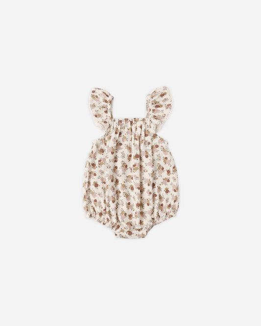 Quincy Mae Bonnie Romper - Bloom