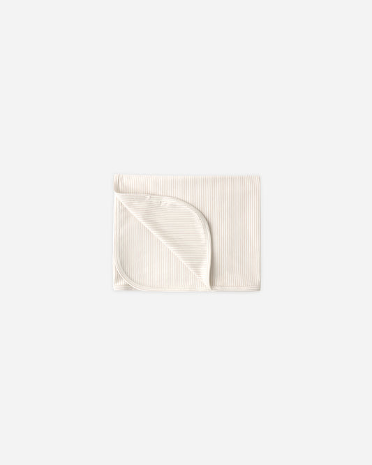 Quincy Mae Swaddle Oat Stripe