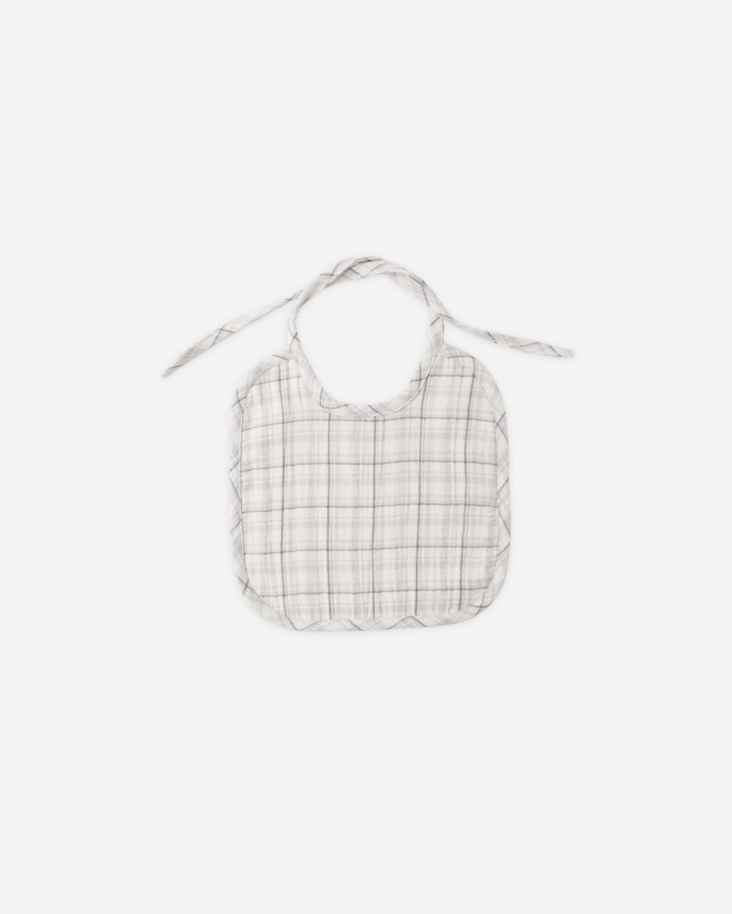 Quincy Mae Woven Tie Bib