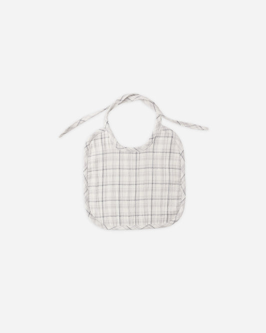 Quincy Mae Woven Tie Bib
