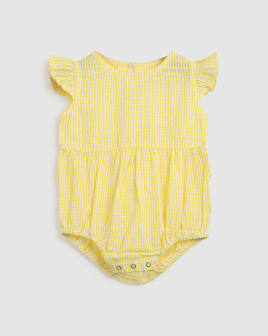 ALEX&ANT Nellie Playsuit Yellow Gingham