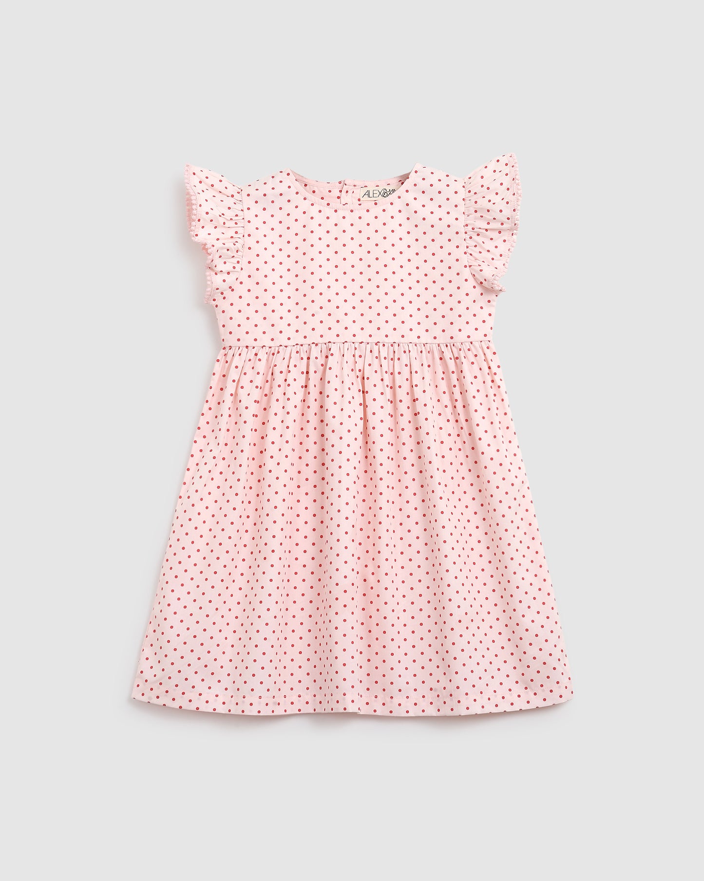 ALEX&ANT Love Dress Polka Dot Pink/Red