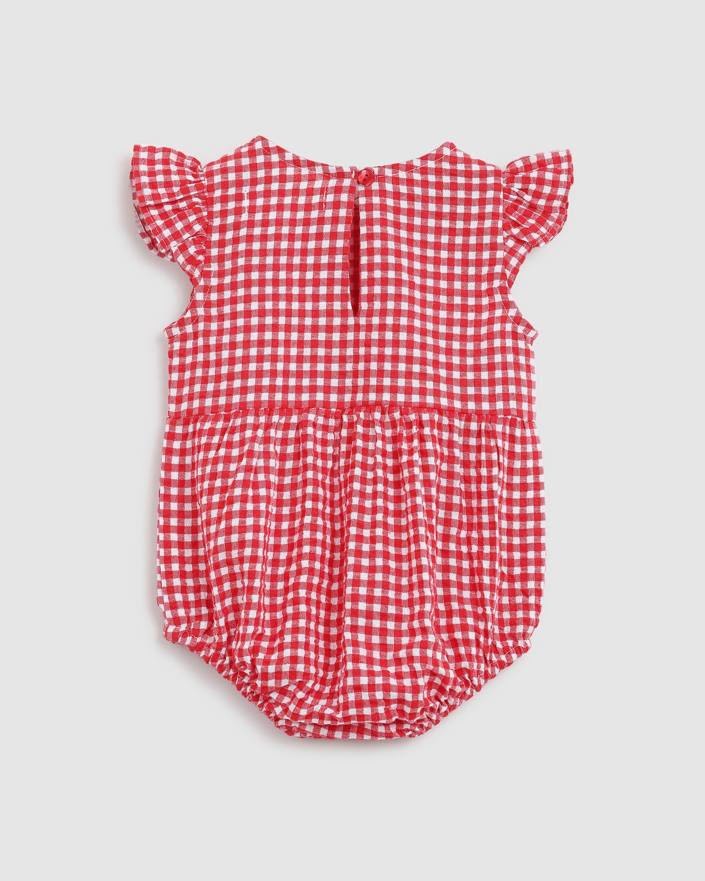 ALEX&ANT Tilla Playsuit Red and White Gingham