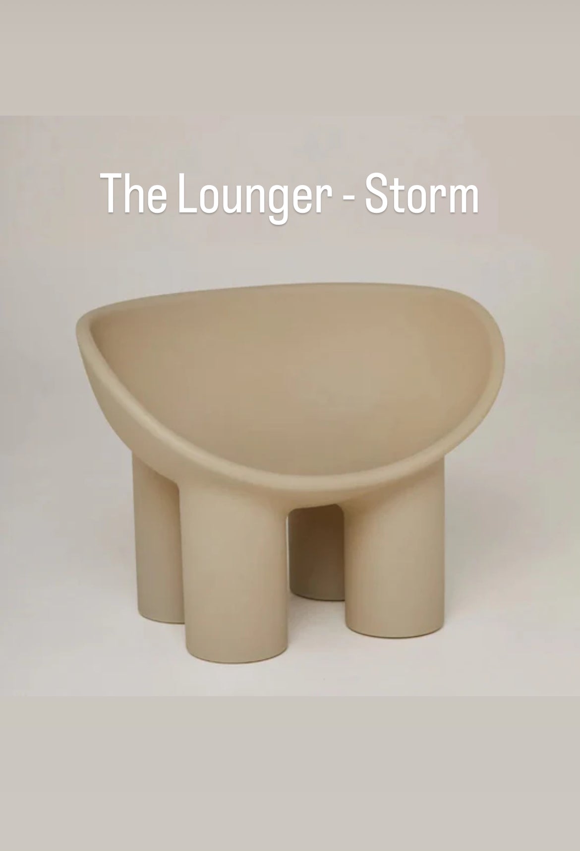 Cowrie & Conch Roly Poly 'The Lounger' - Storm