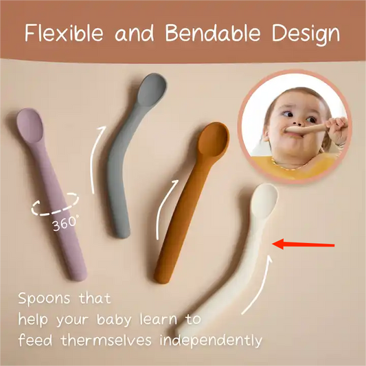 Little Eli - Bendable Silicone Spoon Assorted