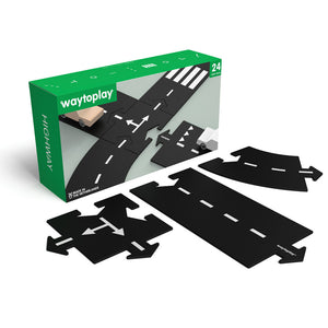 WaytoPlay - The Original Flexible Toy Road - Highway 24 pieces