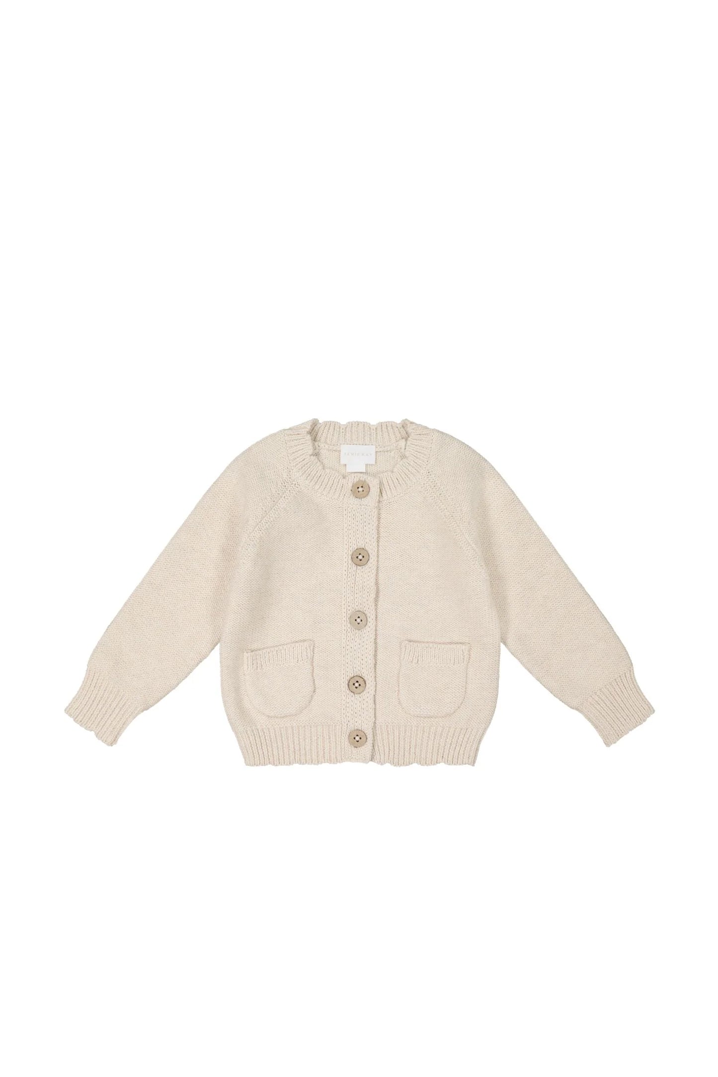 Jamie Kay Zoe Cardigan Light Oatmeal Marle