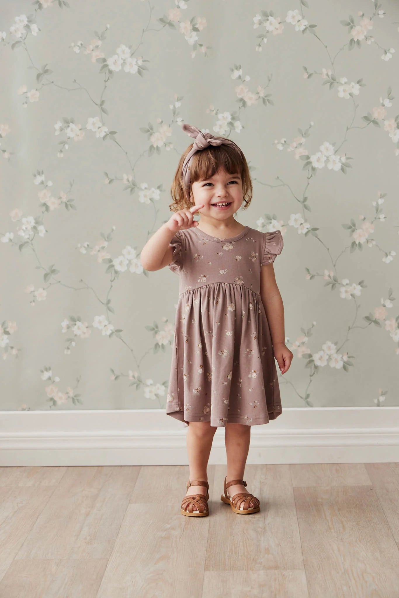 Jamie Kay Organic Cotton Ada Dress Petite Fleur Antler