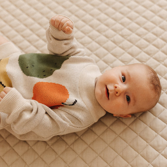 The Rest - Knit Romper Fruit