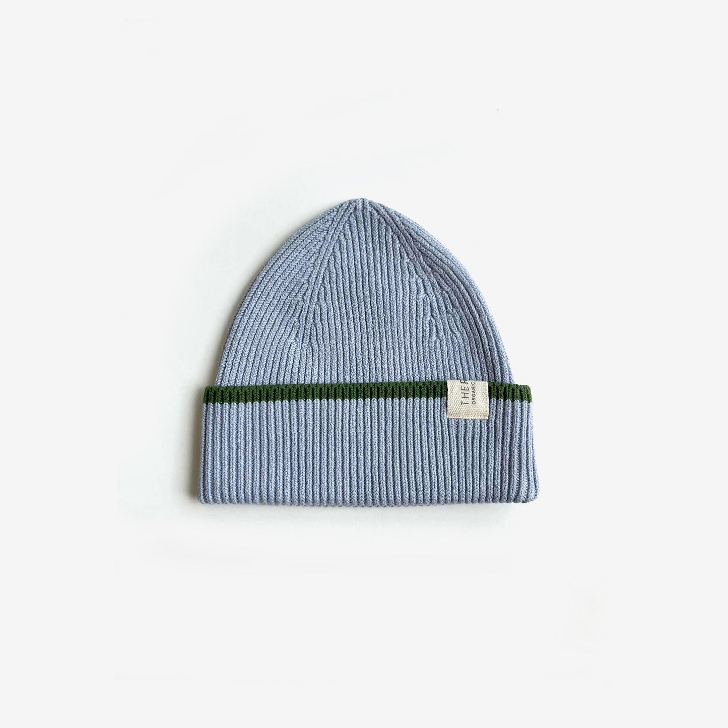 The Rest - Organic Cotton Rib Beanie - Clover Dip