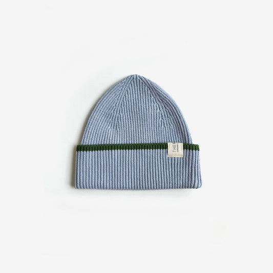 The Rest - Organic Cotton Rib Beanie - Clover Dip