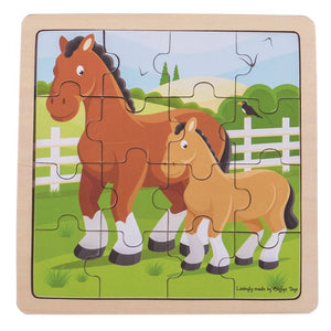 BIGJIGS - Horse and Foal Puzzle