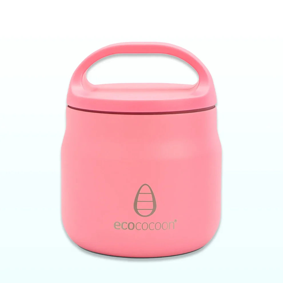 EcoCocoon Insulated Food Jar - Pink Rose