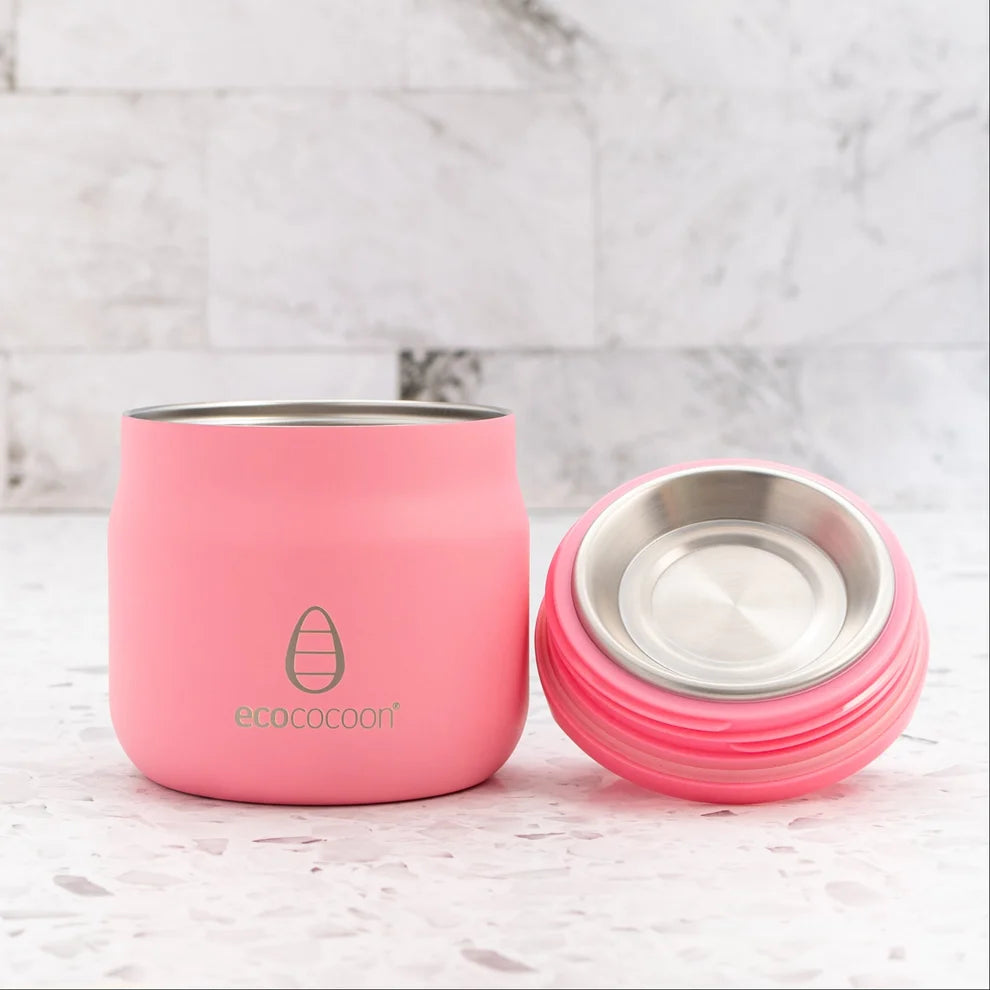 EcoCocoon Insulated Food Jar - Pink Rose