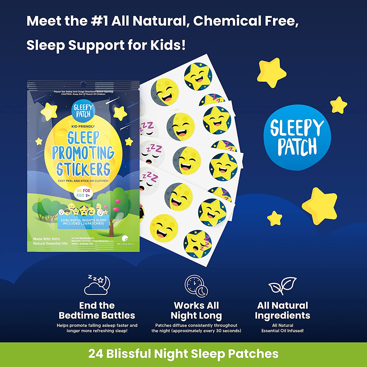 Sleepy Patch -  Sleep Promoting Stickers