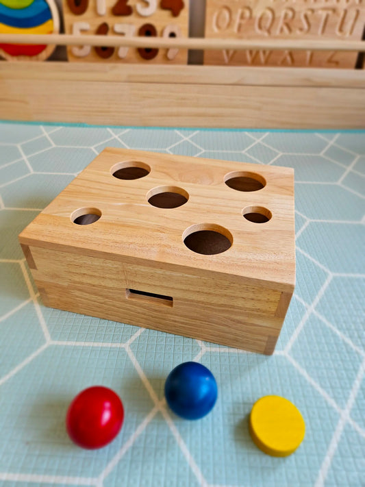 Qtoys Wooden Peek a Boo Sorting Box