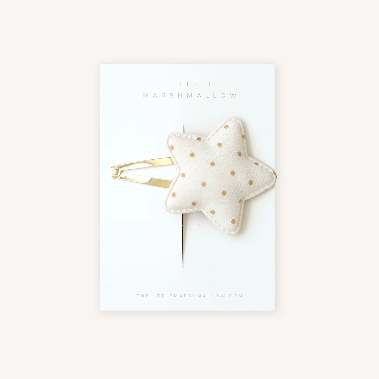 Little Marshmallow Clip - Star Clip Bonnie Dots