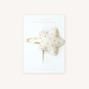 Little Marshmallow Clip - Star Clip Bonnie Dots