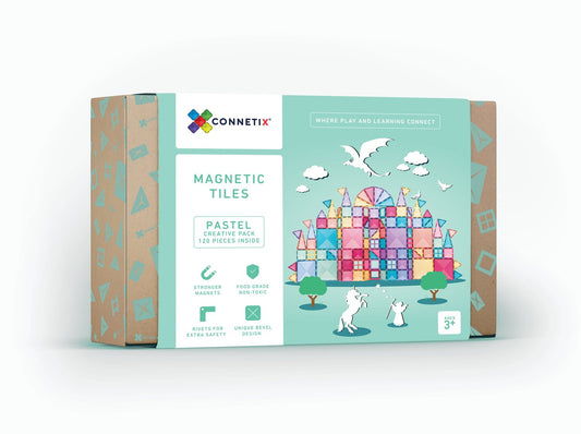 Connetix - Pastel 120 Piece Pastel Creative Pack