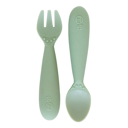 EzPz Mini Utensils Sage