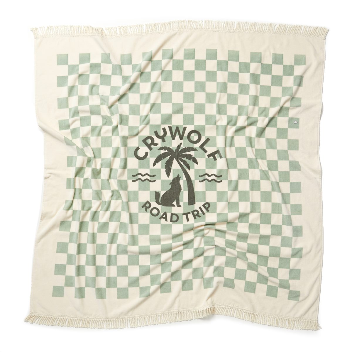 Crywolf Summer Range Supersized Square Towel - Seagrass