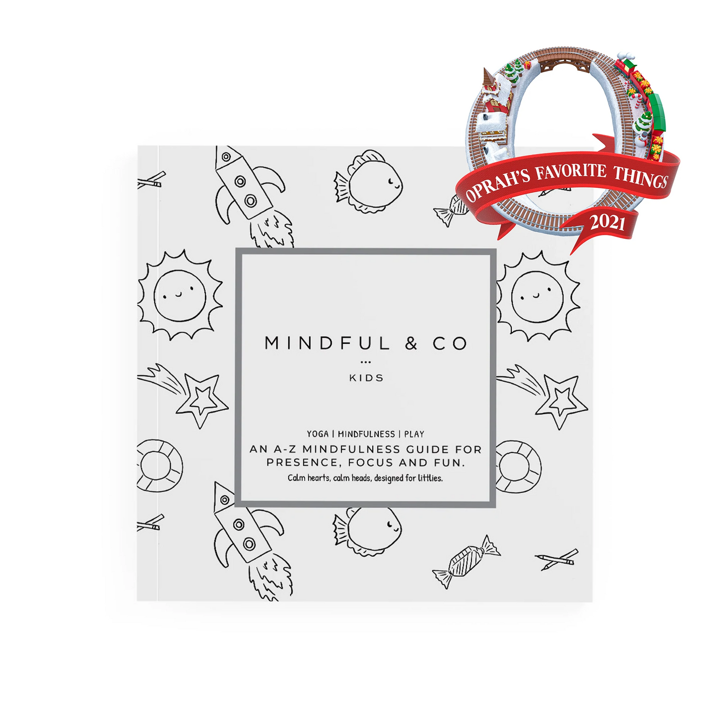 Mindful & Co Kids ABC's to Mindfulness  Colouring Book Coal