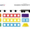 Connetix - Rainbow 50 Piece Transport Pack