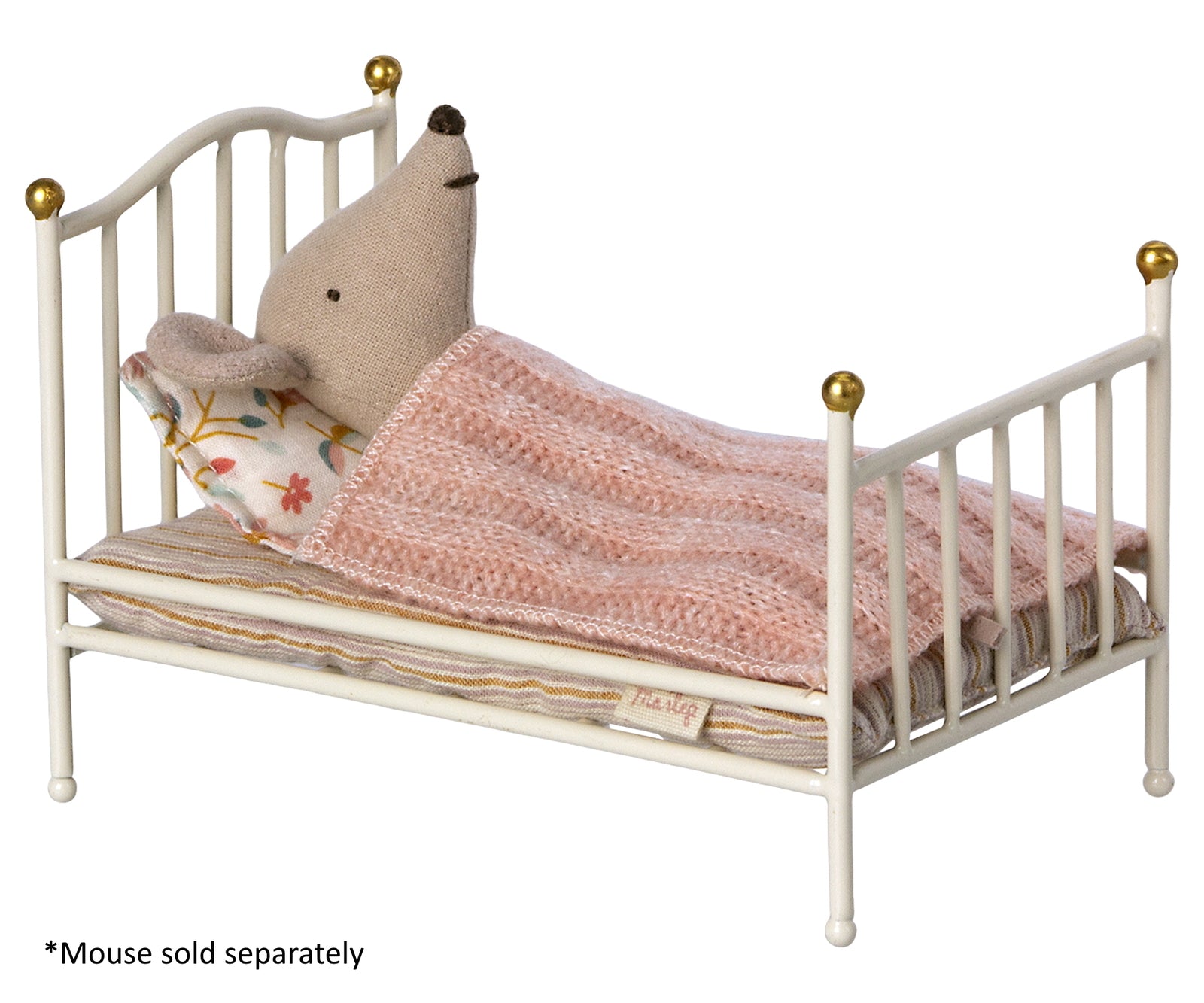 Maileg Vintage Bed Mouse off white