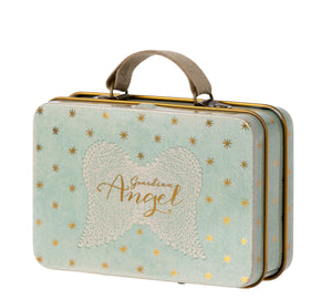 Maileg Angel Mouse in suitcase