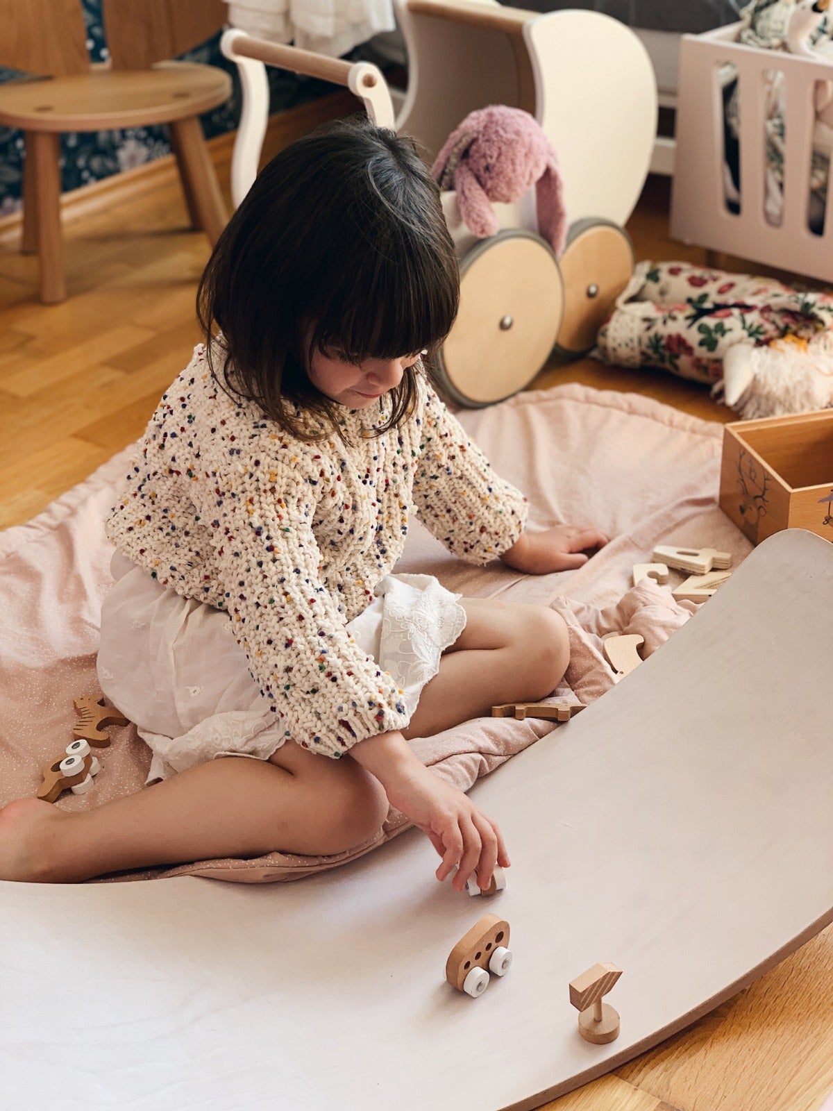 Kinderfeets Balance Board Washed White - (PICK UP ONLY NO POSTAGE AVAILABLE)