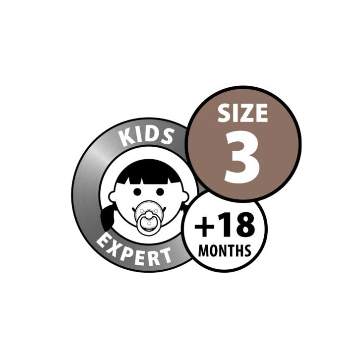 BIBS Dummies Size 3 Night - Vanilla