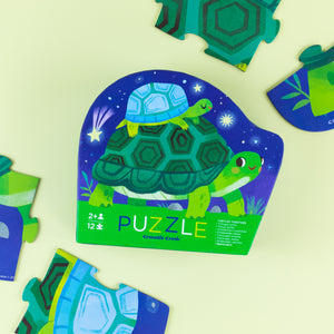 Crocodile Creek Mini Puzzle 12pce - Turtles Together