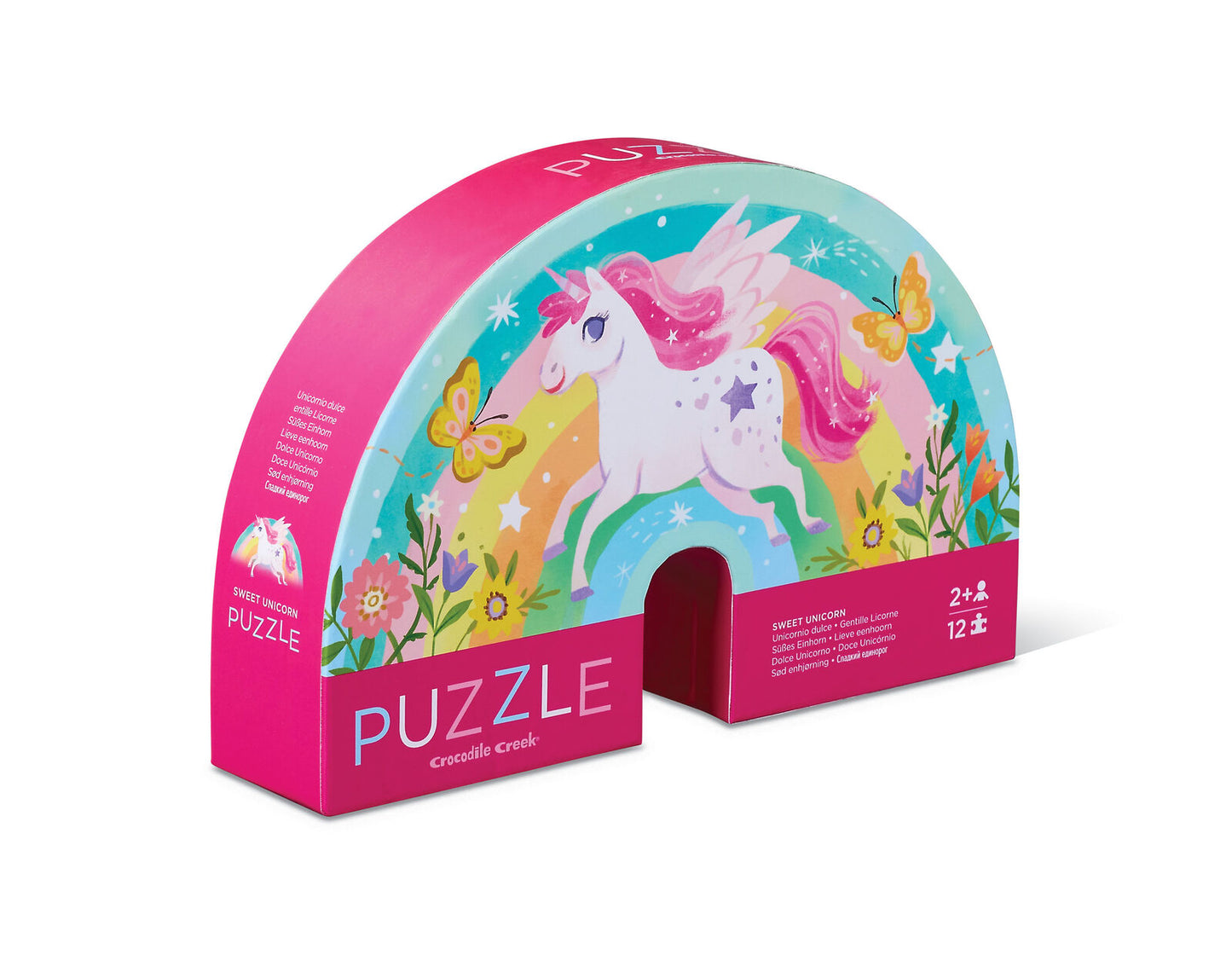 Crocodile Creek Mini Puzzle 12pce - Sweet Unicorn