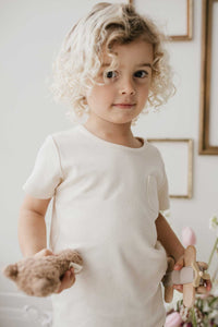 Jamie Kay Cameron Tee - Ecru - Madeline Lane Collection