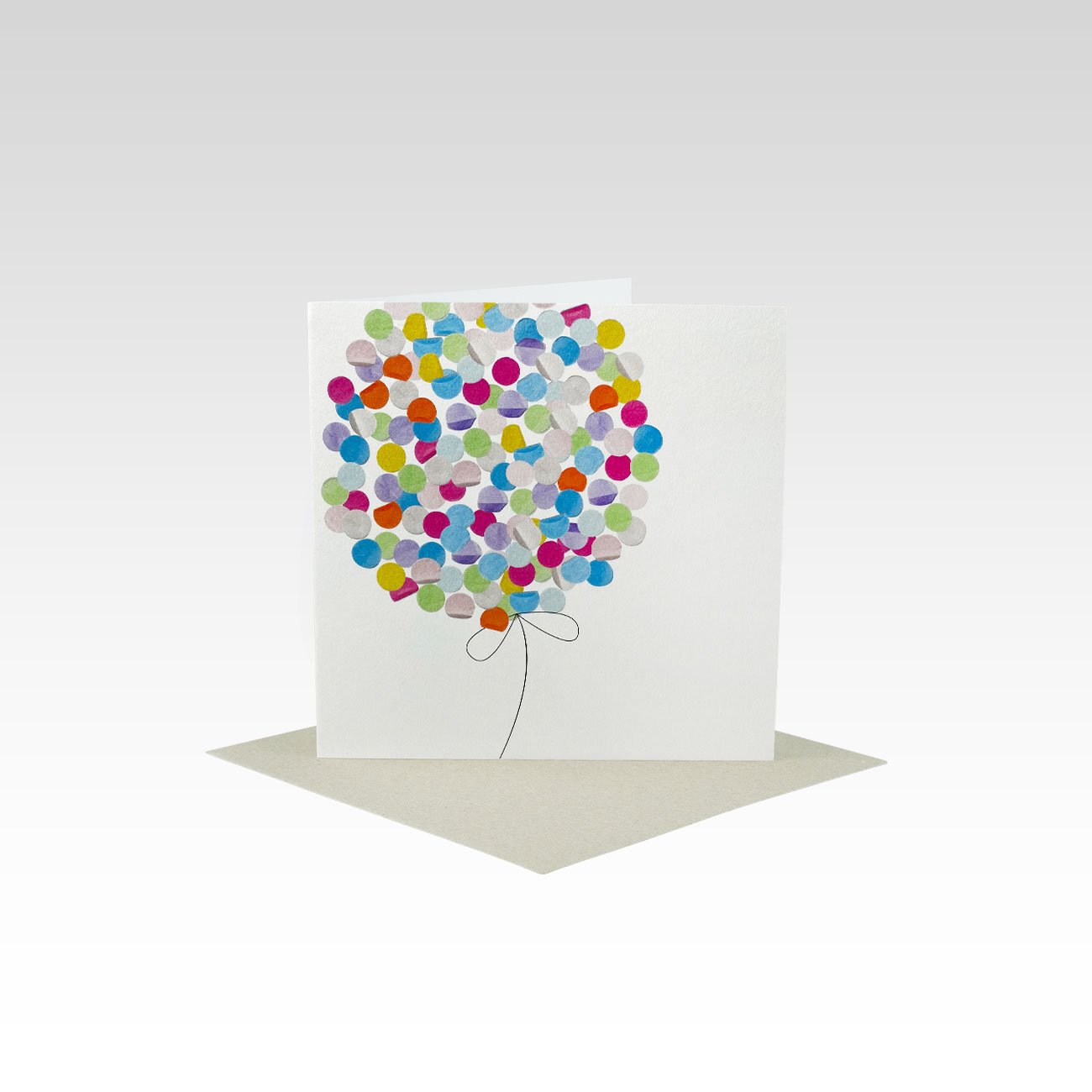 Rhicreative Greeting Card - Mini Confetti Balloon