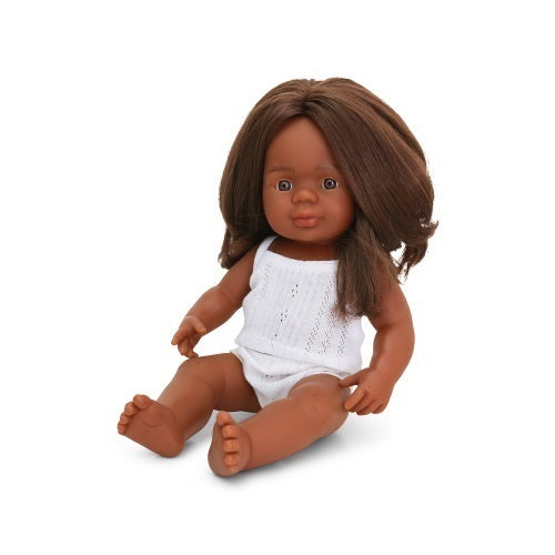 Miniland Doll Anatomically Correct Baby, Aboriginal Girl 38cm