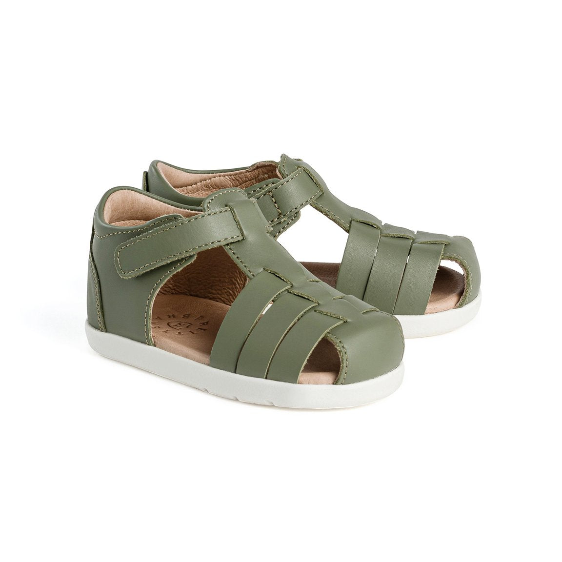 Pretty Brave 1st Walker Billie Sandal. Olive