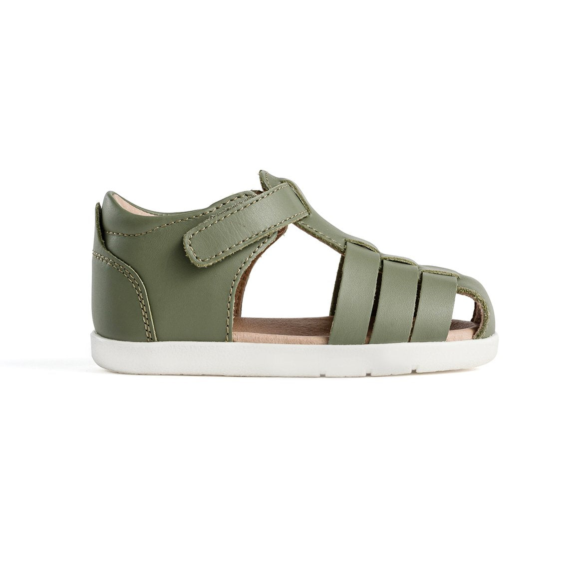 Pretty Brave 1st Walker Billie Sandal. Olive